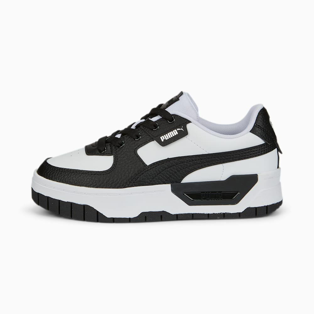 Puma Cali Dream Leather Sneakers Big Kids - White-Black