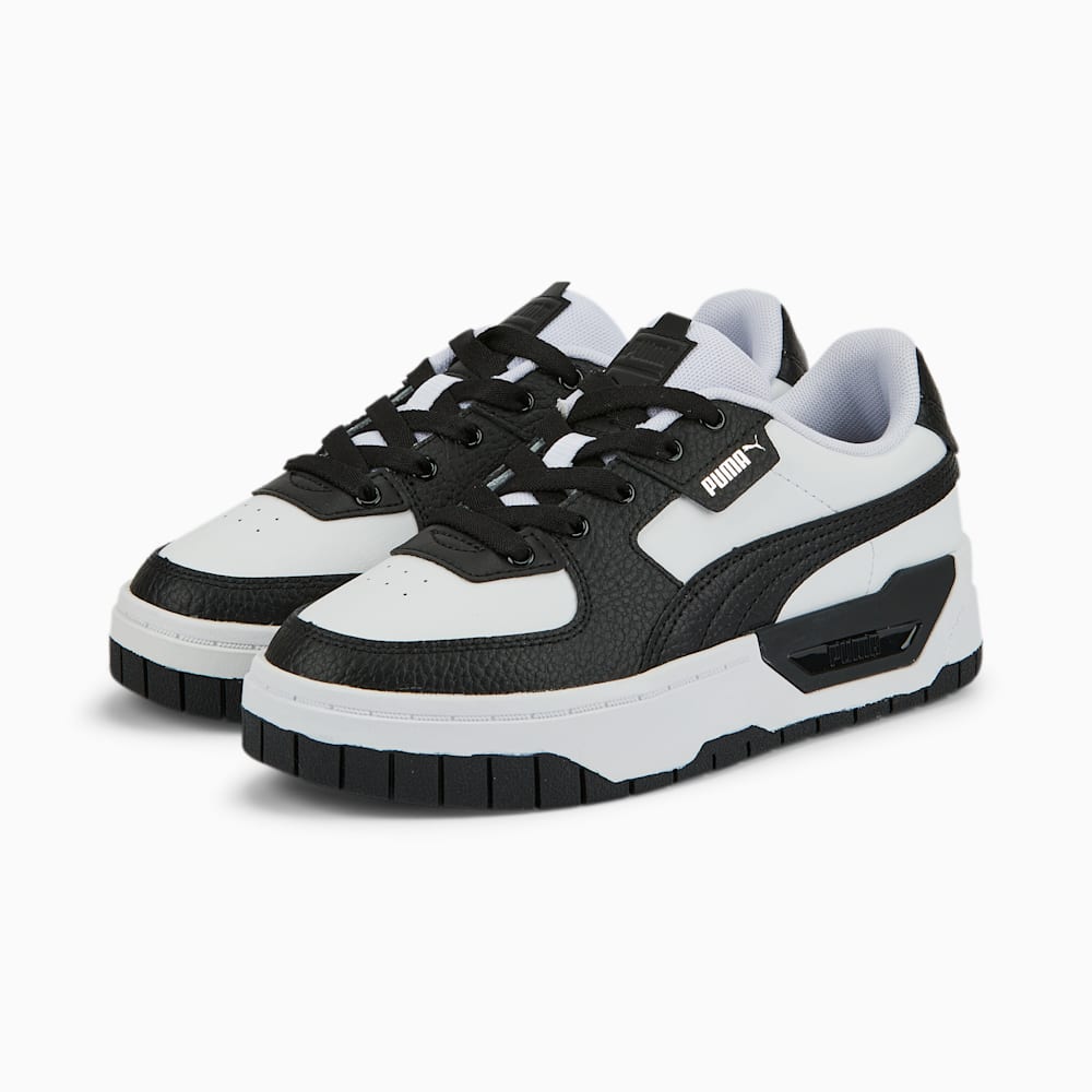 Puma Cali Dream Leather Sneakers Big Kids - White-Black