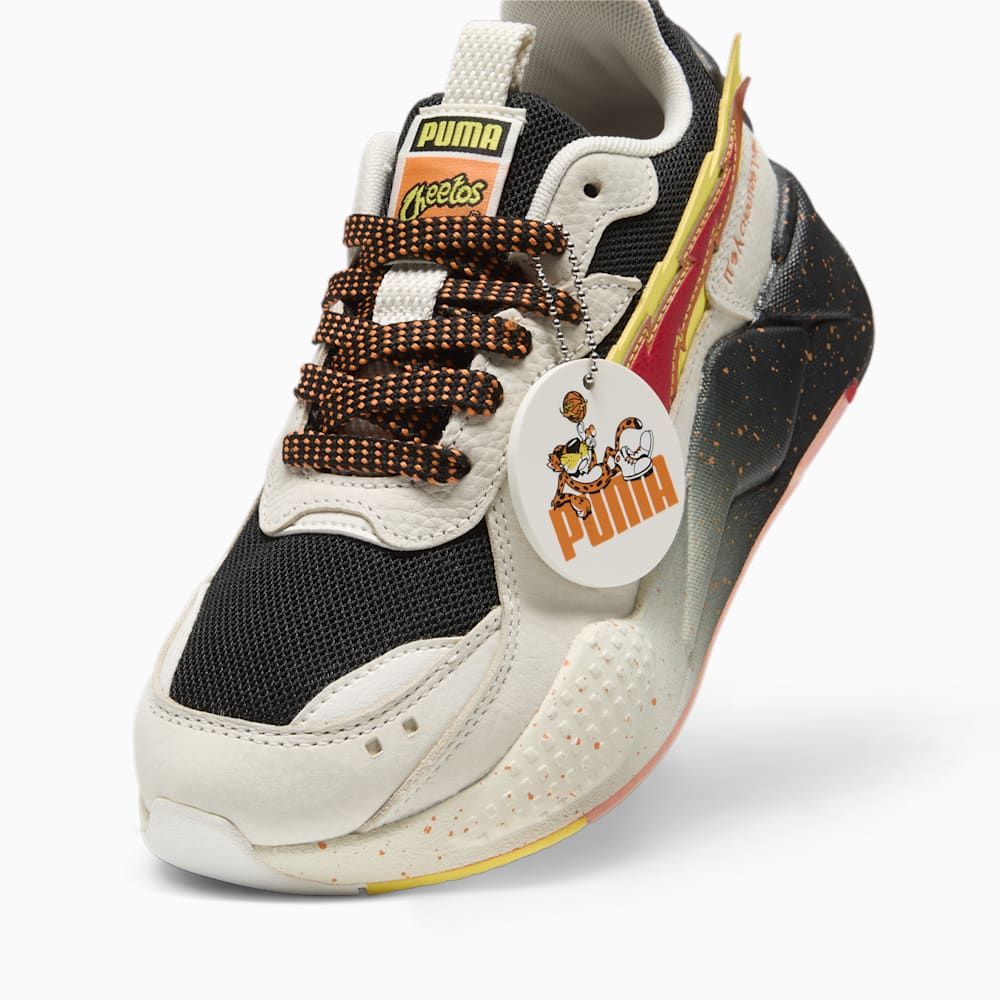 Puma PUMA x CHEETOS® RS-X FH Big Kids Sneakers - Warm White-Black-Yellow Blaze-Rickie Orange