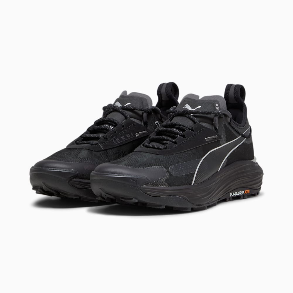 Puma SEASONS Voyage NITRO™ 3 Running Shoes - Black-Cool Dark Gray-Silver