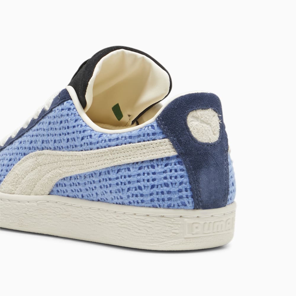 Puma Suede Crochet Unisex Sneakers - Blue Skies-Sugared Almond