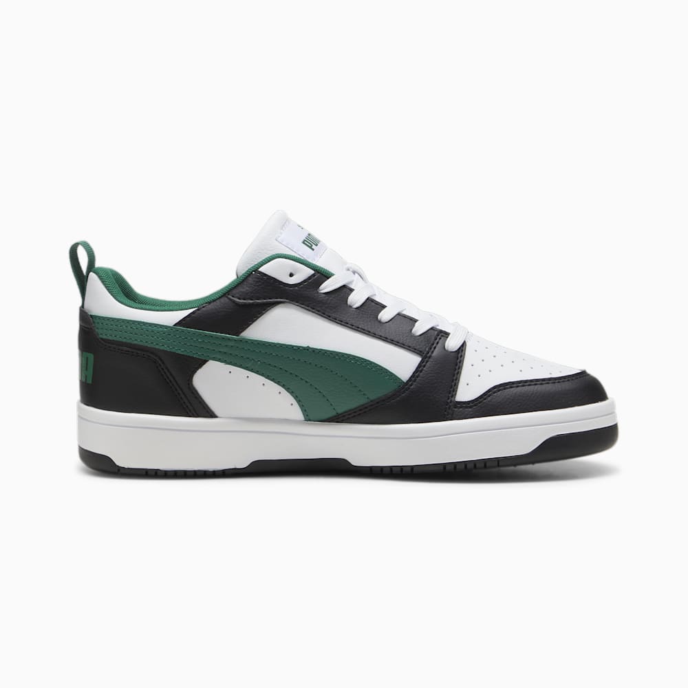 Puma Rebound V6 Low Sneakers - Black-White-Vine