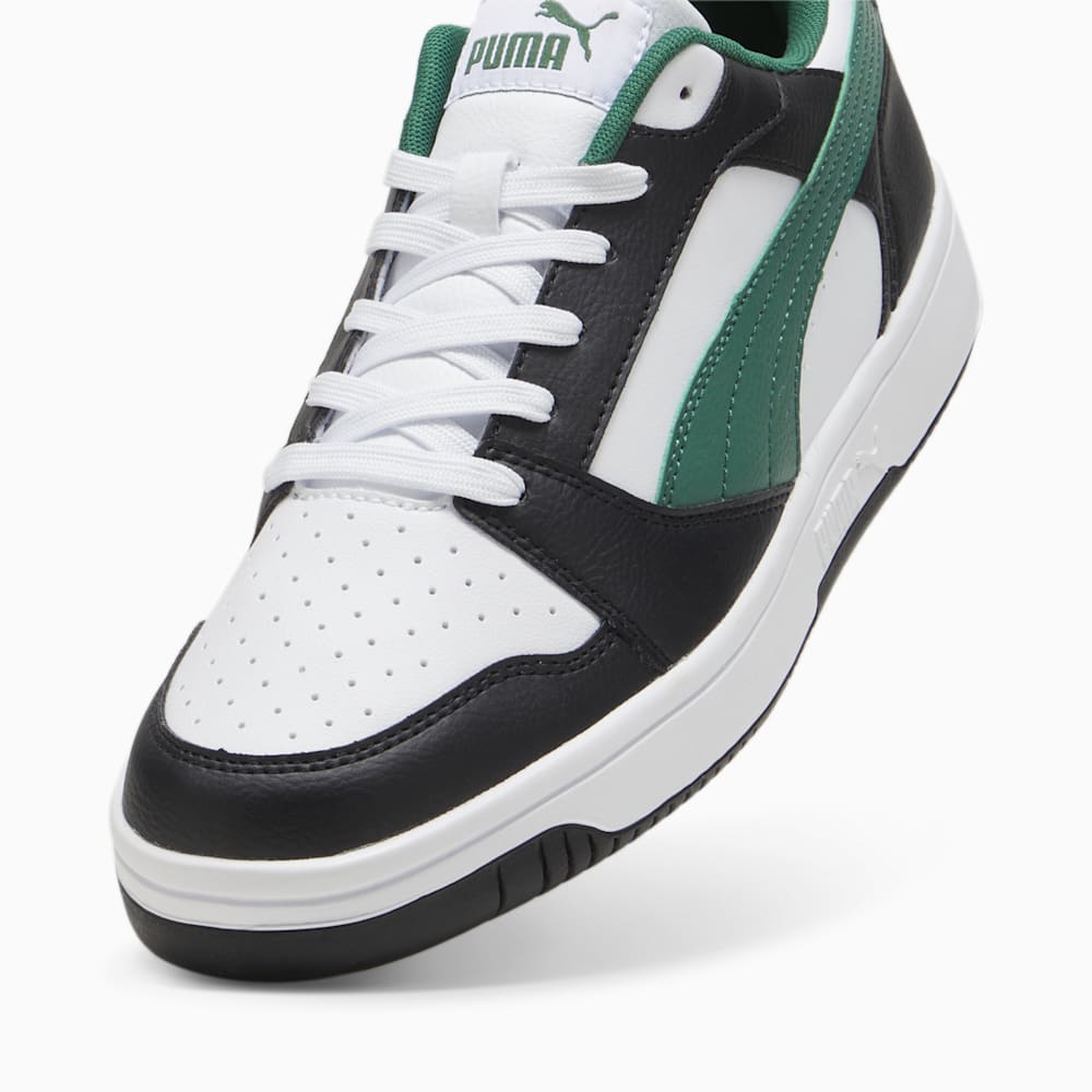 Puma Rebound V6 Low Sneakers - Black-White-Vine