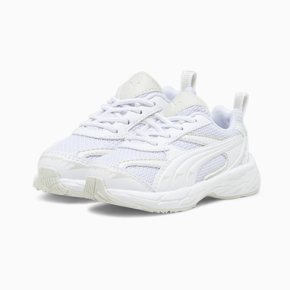 Puma Morphic Base Toddlers' Sneakers - White-Sedate Gray