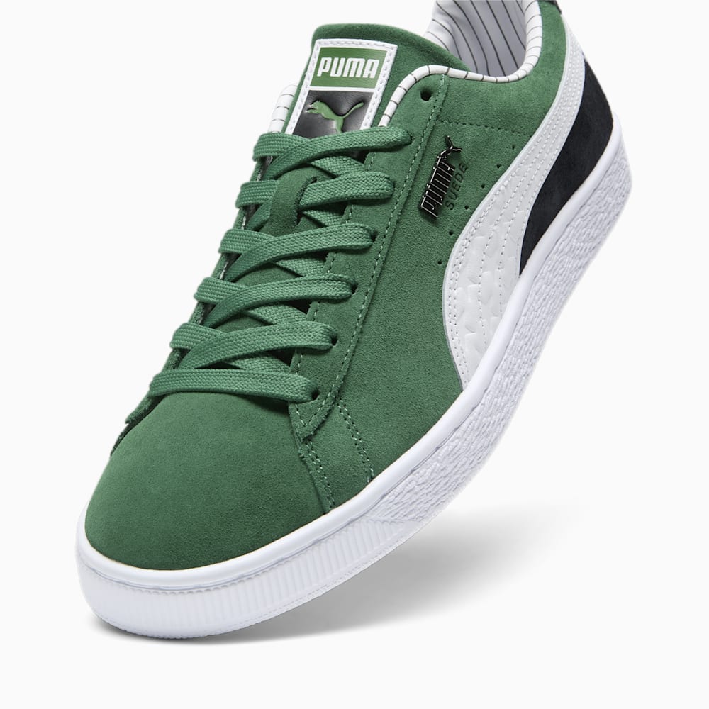 Puma Suede Pinstripe Sports Club Sneakers - Vine-White-Black