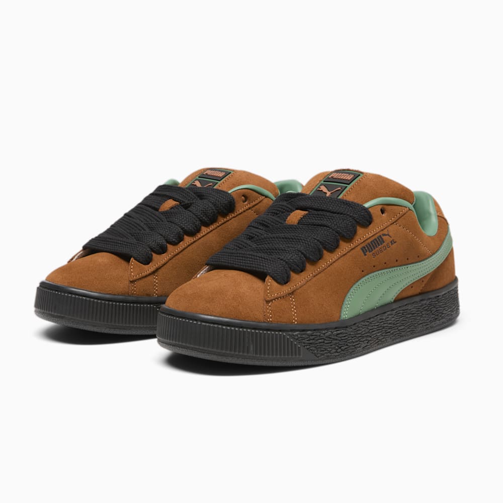 Puma Suede XL Sneakers - Teak-Deep Forest-Black