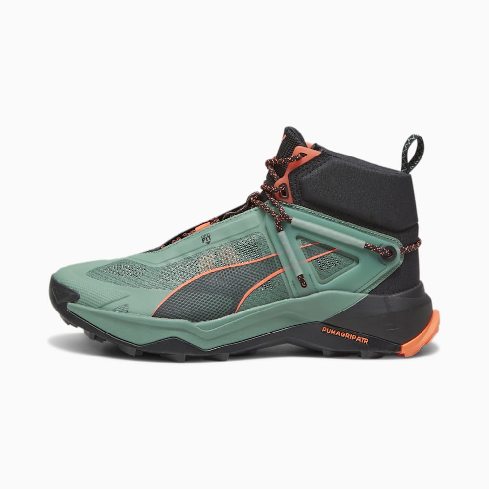 Puma SEASONS Explore NITRO™ Mid Hiking Shoes - Eucalyptus-Black-Neon Sun