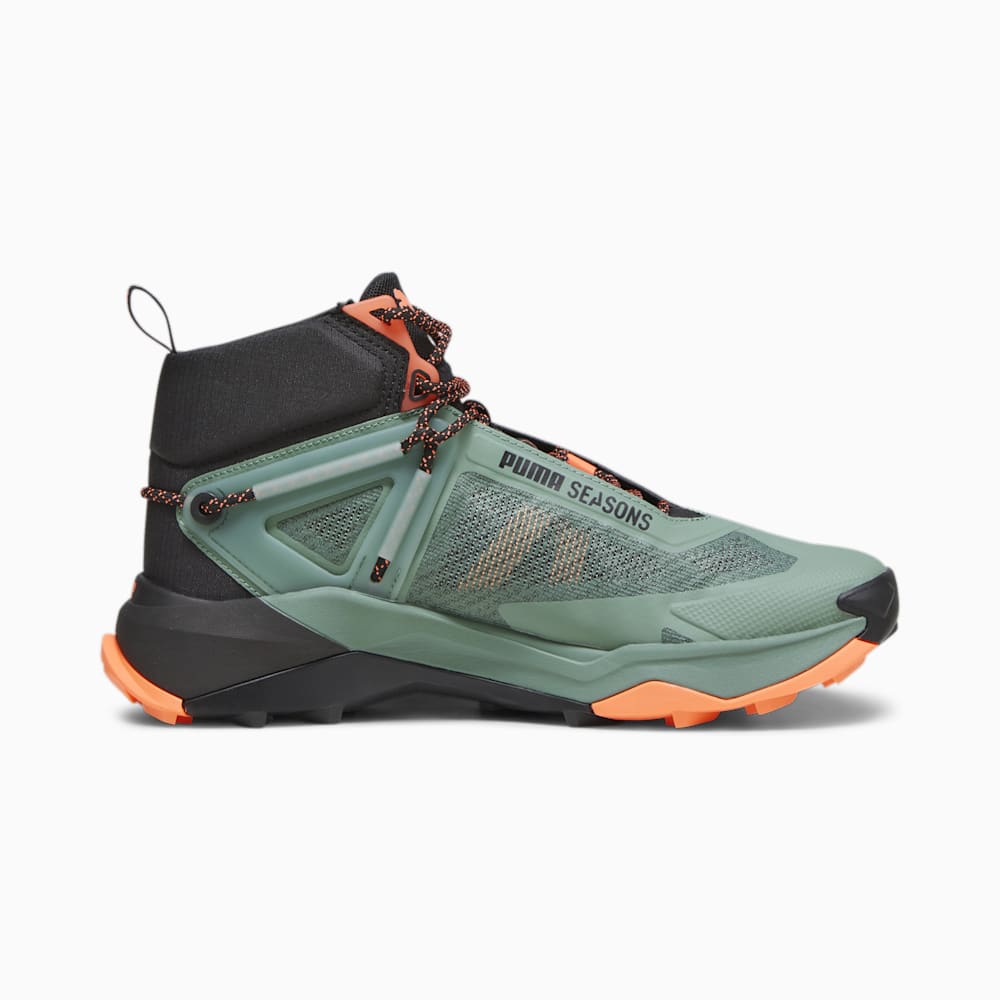 Puma SEASONS Explore NITRO™ Mid Hiking Shoes - Eucalyptus-Black-Neon Sun