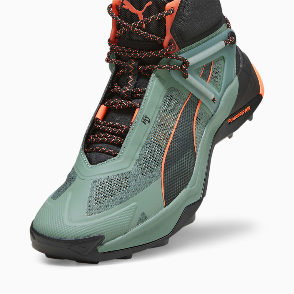 Puma SEASONS Explore NITRO™ Mid Hiking Shoes - Eucalyptus-Black-Neon Sun