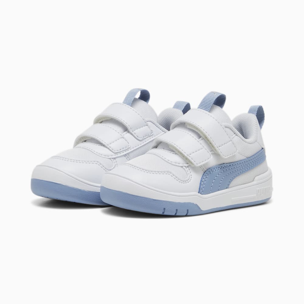 Puma Multiflex Mesh Toddlers' Sneakers - Silver Mist-Zen Blue