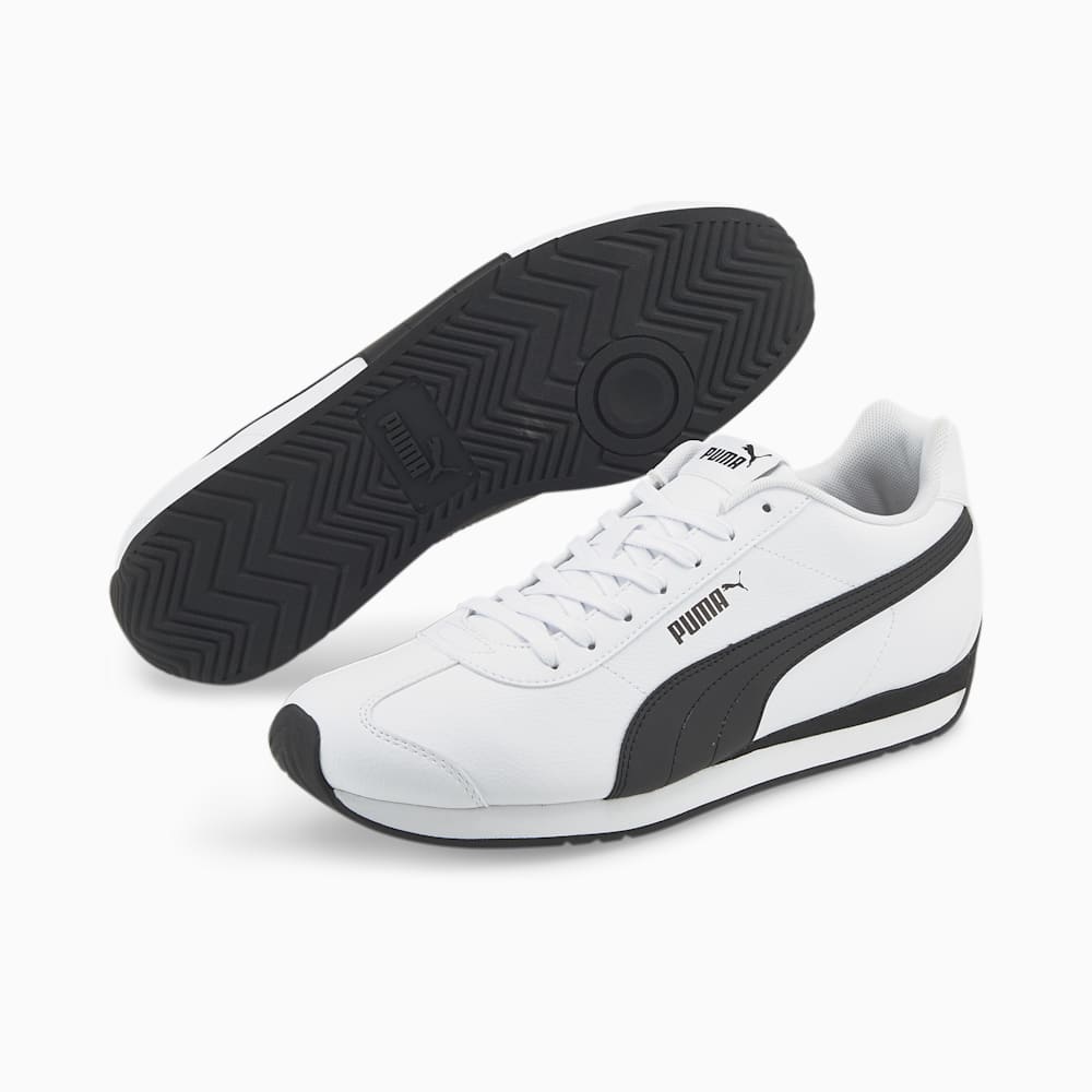 Puma Turin III Trainers - White-Black