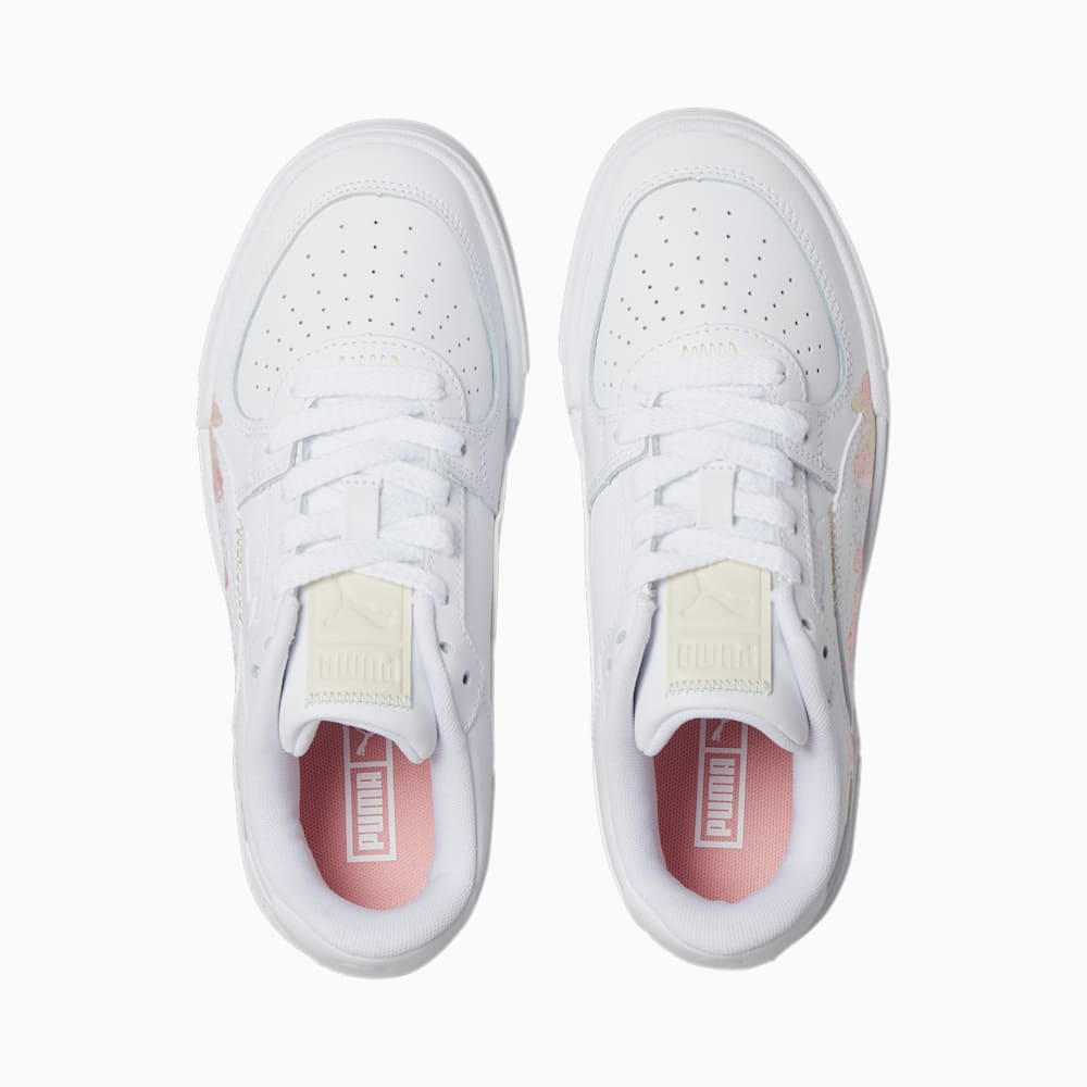 Puma CA Pro Embroidered Sneakers - White-Peach Smoothie-Flaxen