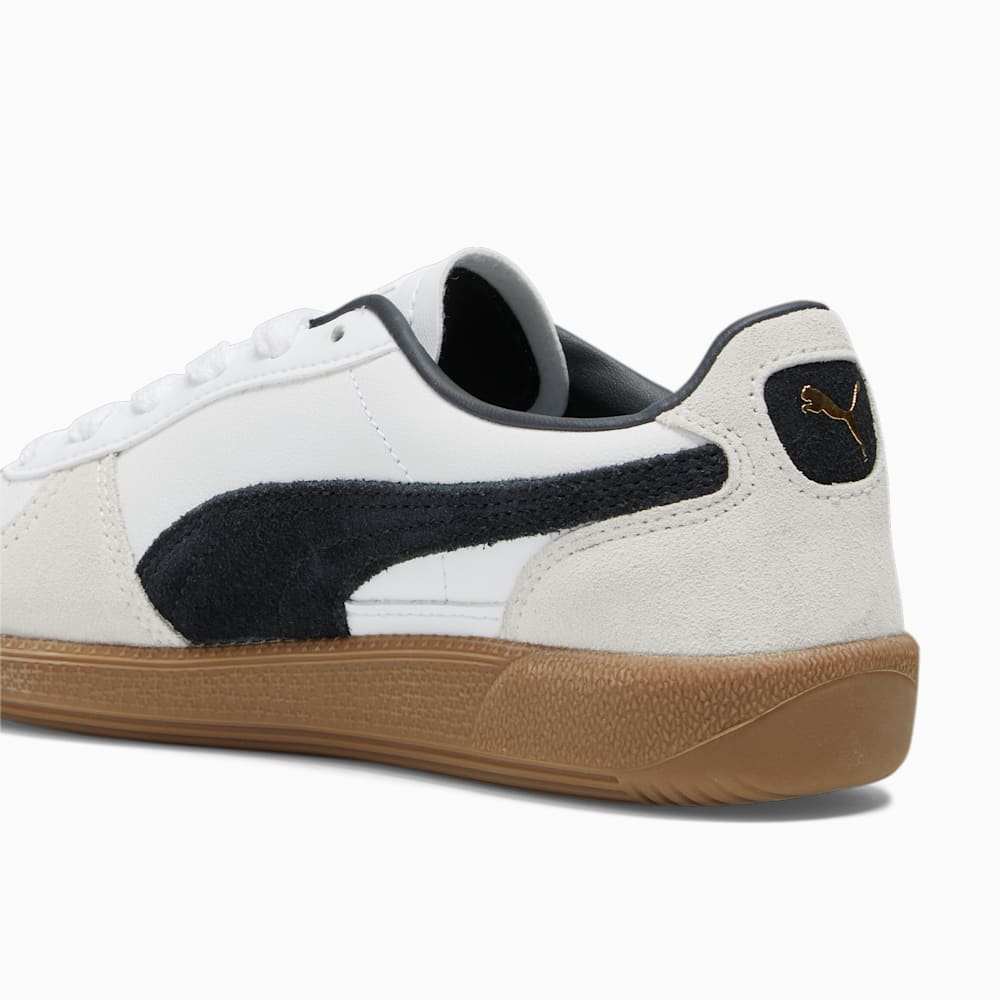 Puma Palermo Leather Sneakers - White-Vapor Gray-Gum