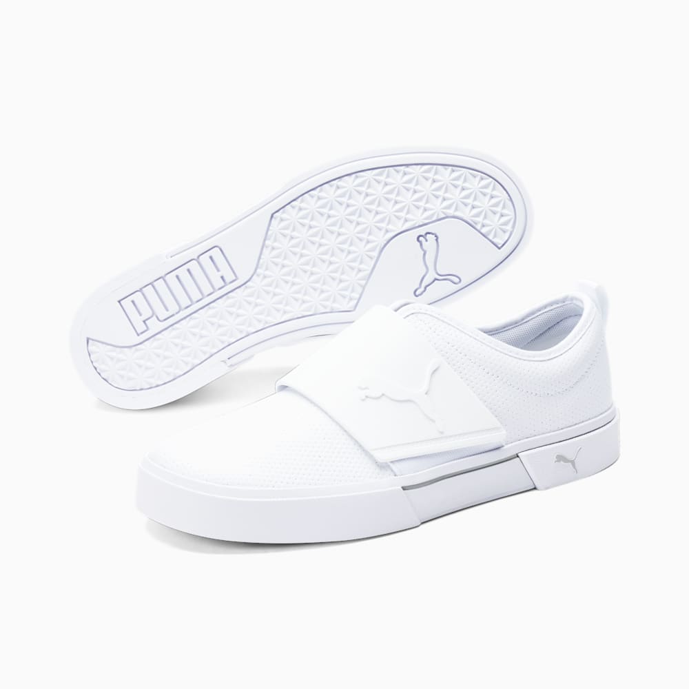 Puma El Rey II Slip-On Perf L - White-Gray Violet