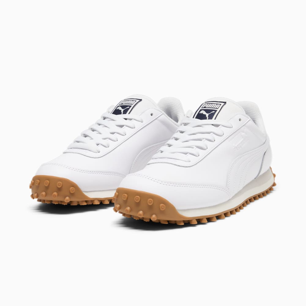 Puma Fast Rider Navy Pack-White Sneakers - White-White