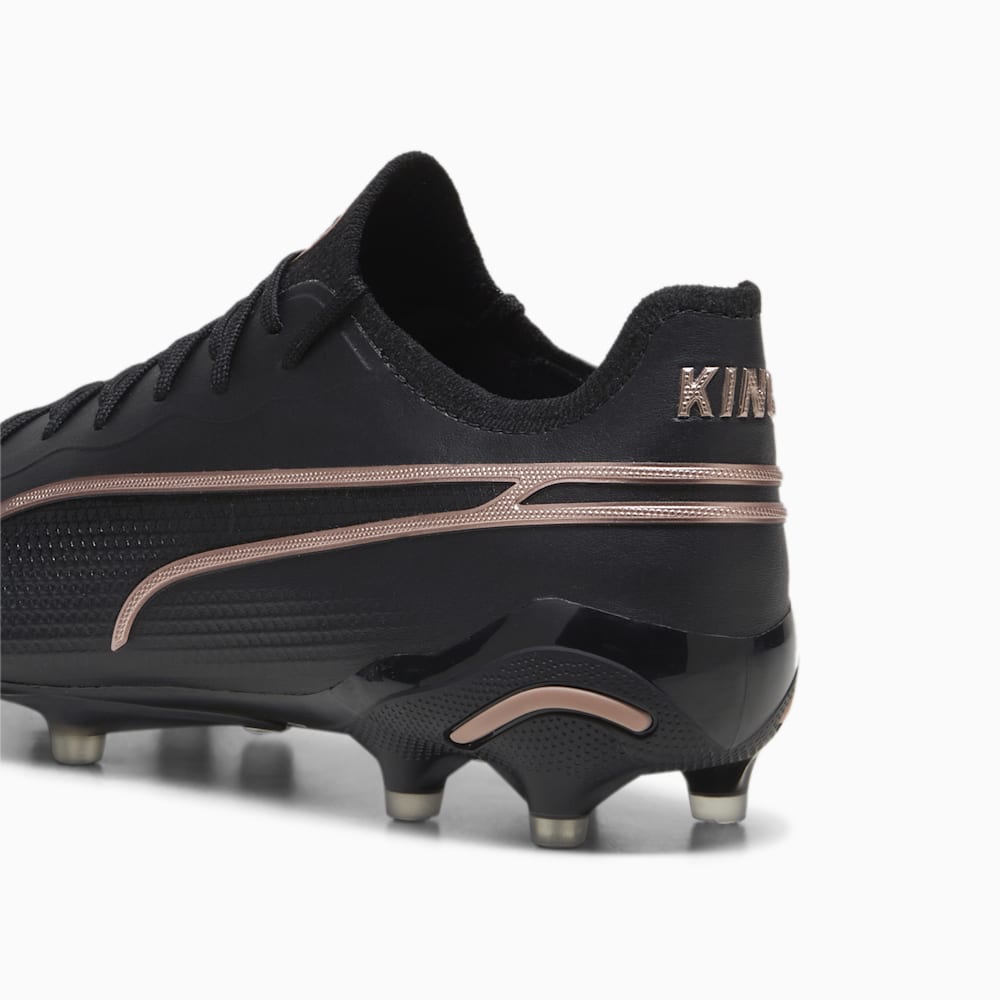 Puma KING ULTIMATE FG/AG Soccer Cleats - Black-Copper Rose