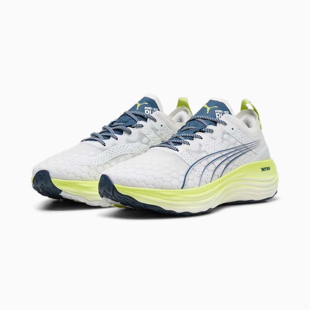 Puma ForeverRUN NITRO™ Running Shoes - White-Ocean Tropic-Lime Pow