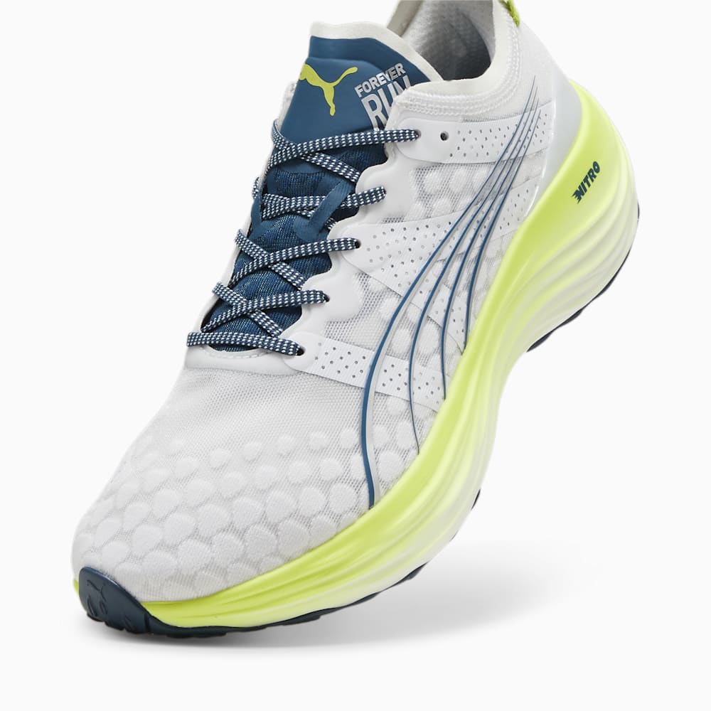 Puma ForeverRUN NITRO™ Running Shoes - White-Ocean Tropic-Lime Pow