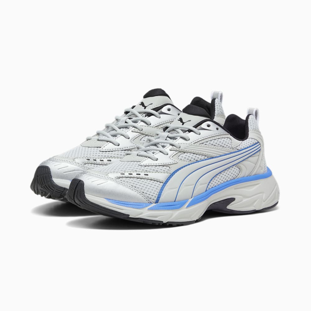 Puma Morphic Pop Sneakers - Ash Gray-Ultra Blue