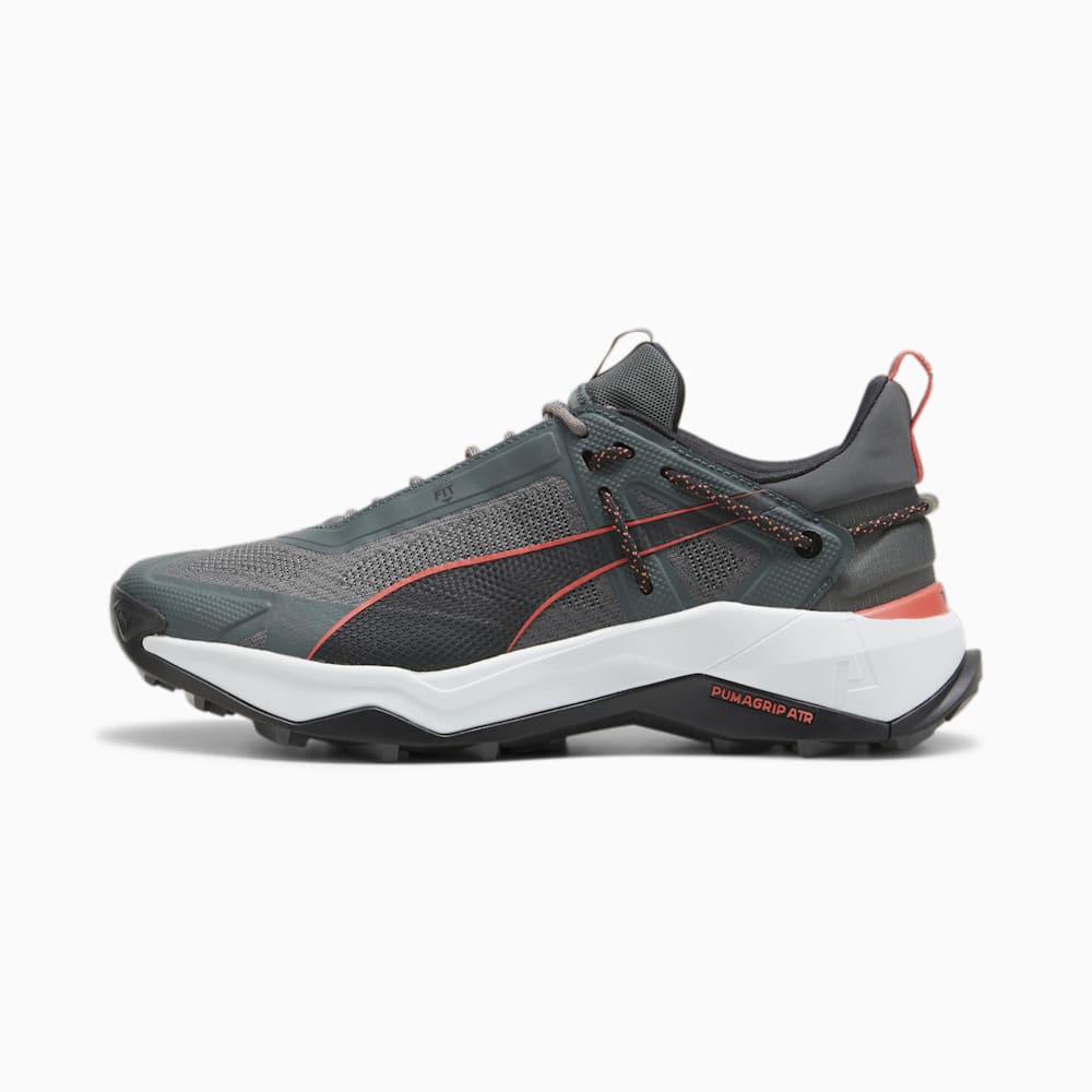 Puma SEASONS Explore NITRO™ Hiking Shoes - Mineral Gray-Black-Active Red