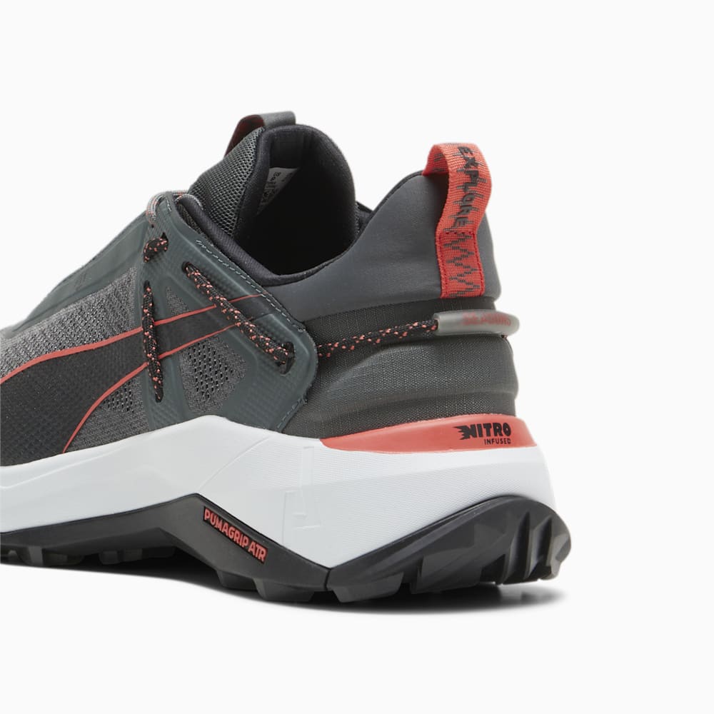 Puma SEASONS Explore NITRO™ Hiking Shoes - Mineral Gray-Black-Active Red