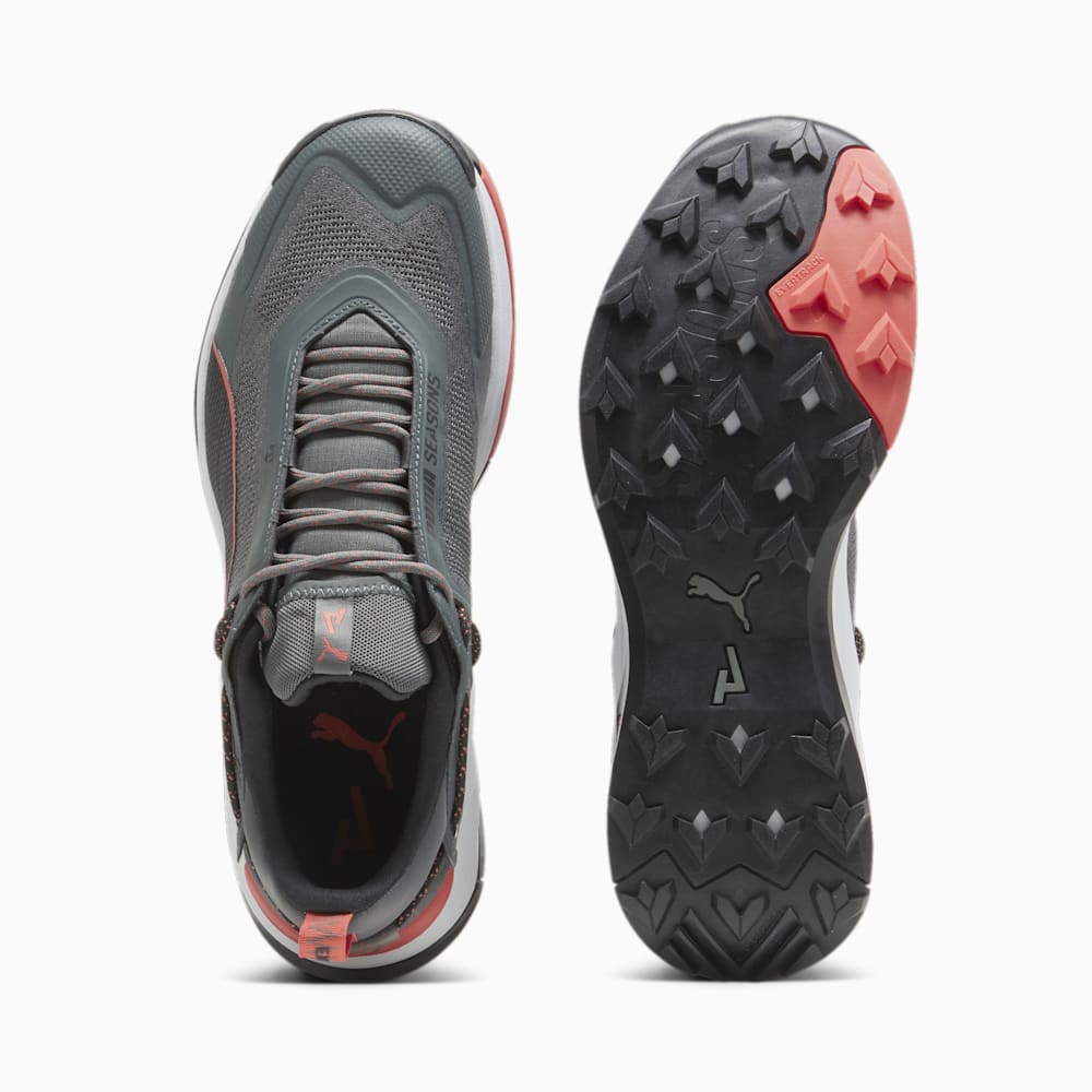 Puma SEASONS Explore NITRO™ Hiking Shoes - Mineral Gray-Black-Active Red