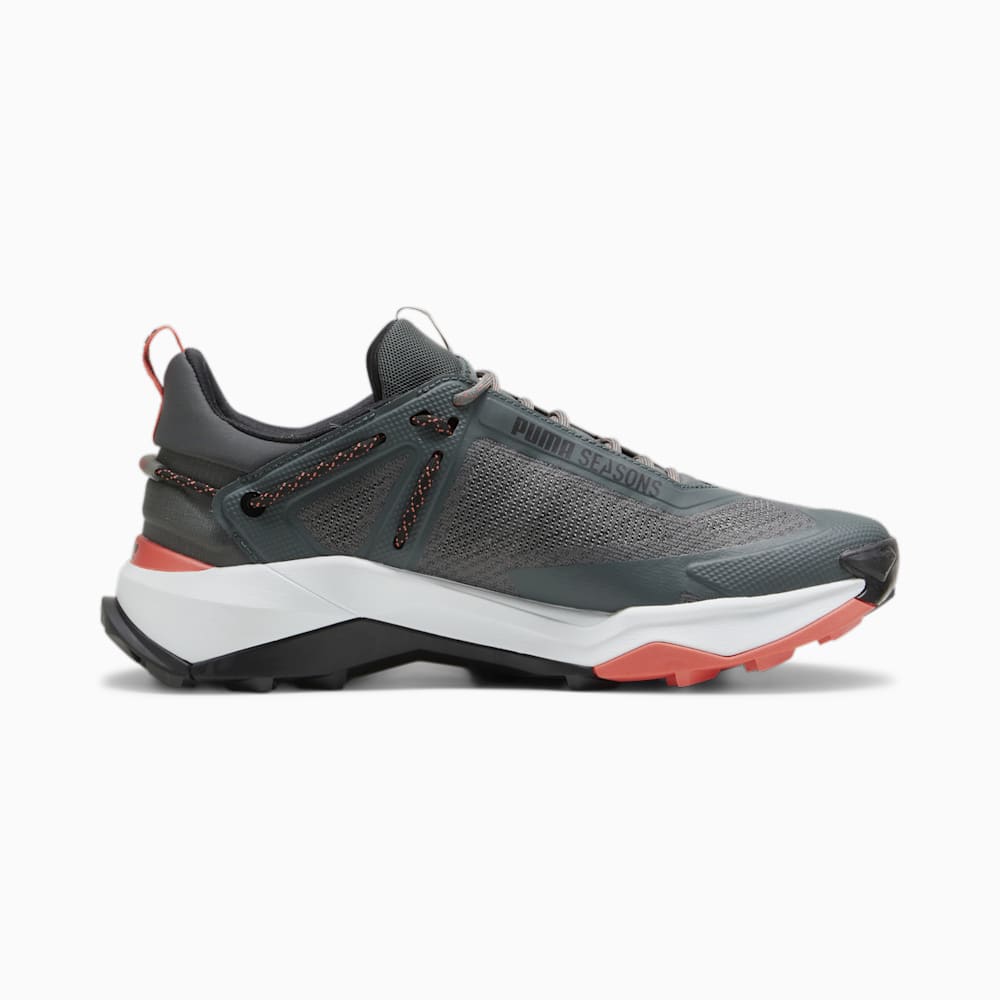 Puma SEASONS Explore NITRO™ Hiking Shoes - Mineral Gray-Black-Active Red