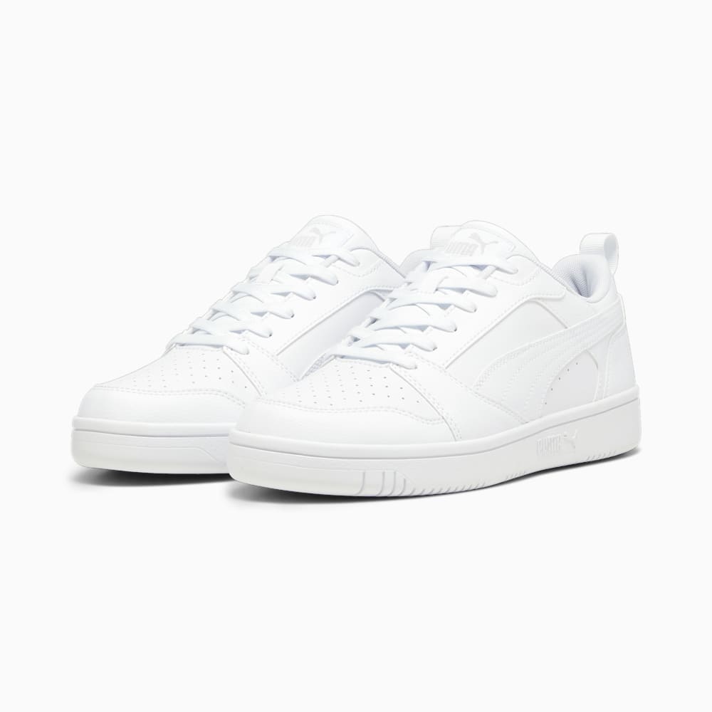 Puma Rebound V6 Low Sneakers - White-Cool Light Gray