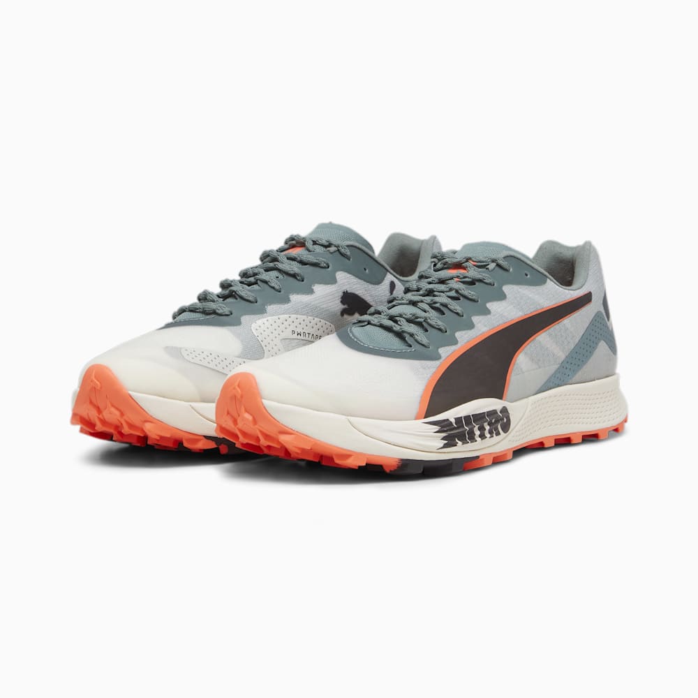 Puma SEASONS Fast-Trac Apex NITRO™ Running Shoes - Eucalyptus-Neon Sun