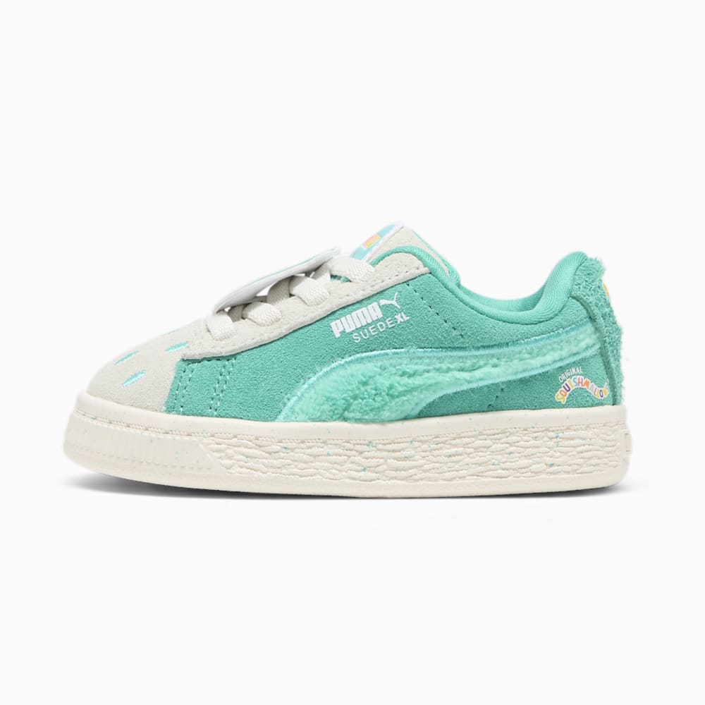 Puma PUMA x SQUISHMALLOWS Suede XL Winston Toddlers' Sneakers - Warm White-Alpine Snow-Elektro Pool