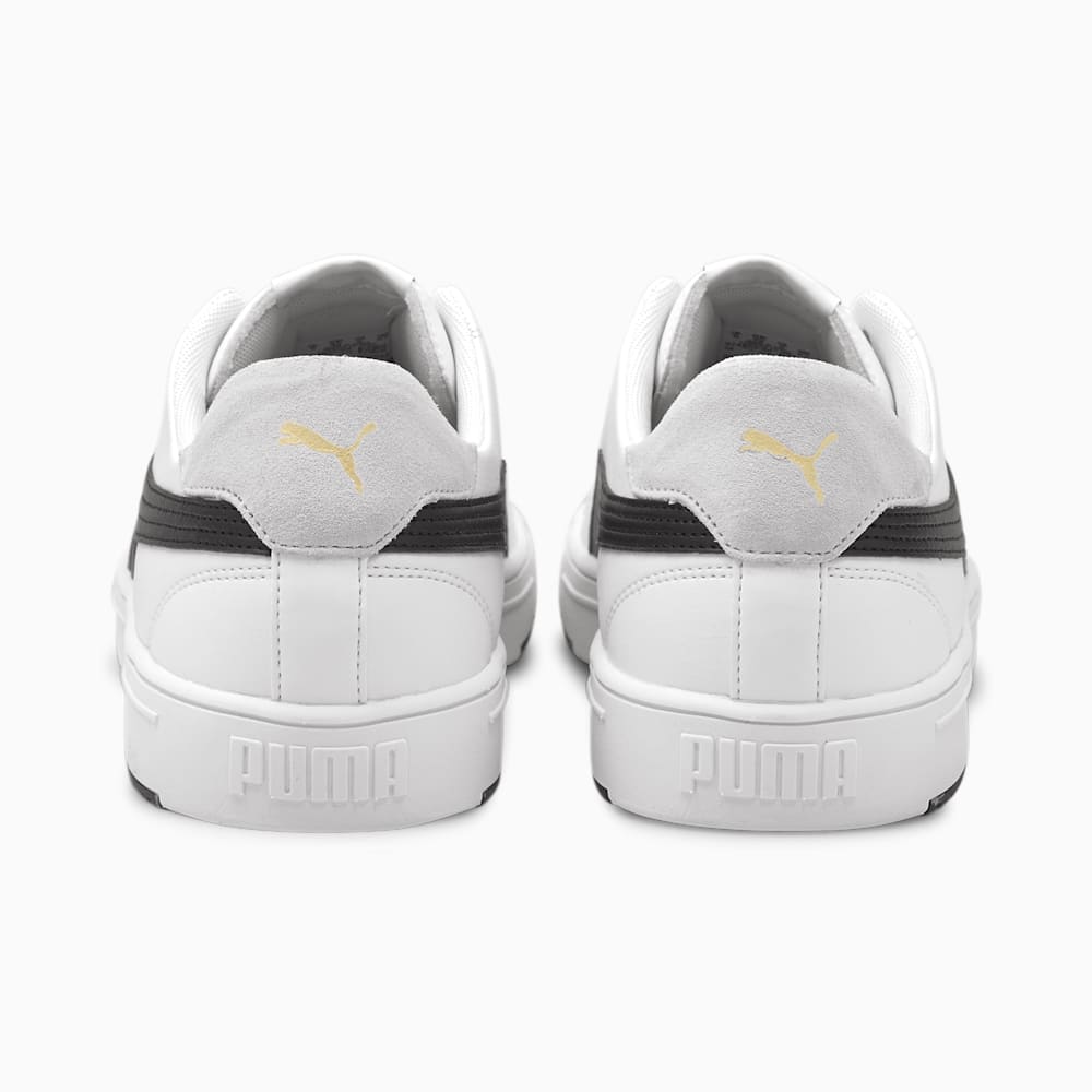 Puma Serve Pro Lite Sneakers - White-Black-Team Gold