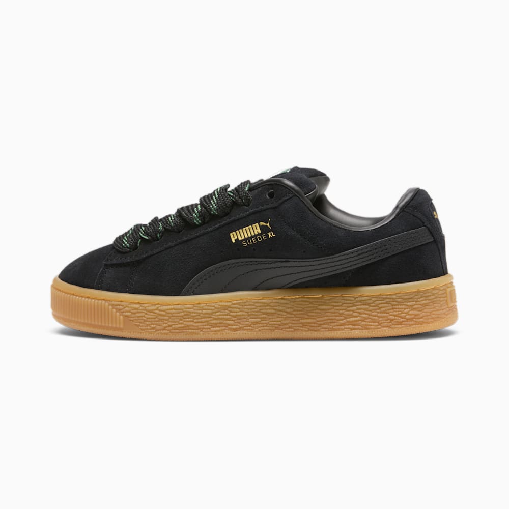 Puma Suede XL Skate Big Kids Sneakers - Black-Vine-White