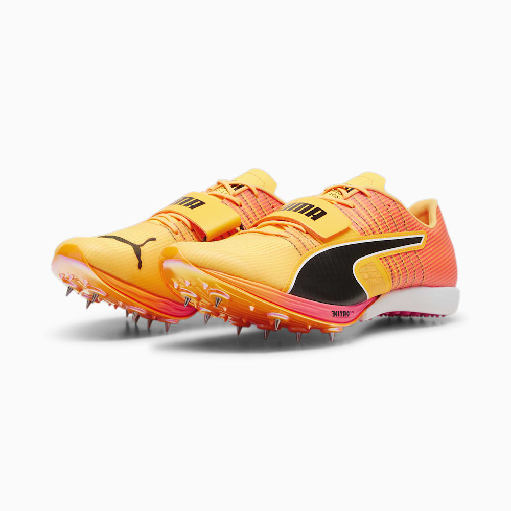 Puma evoSPEED NITRO™ Long-Jump 2 Track & Field Unisex Shoes - Sun Stream-Sunset Glow-Black