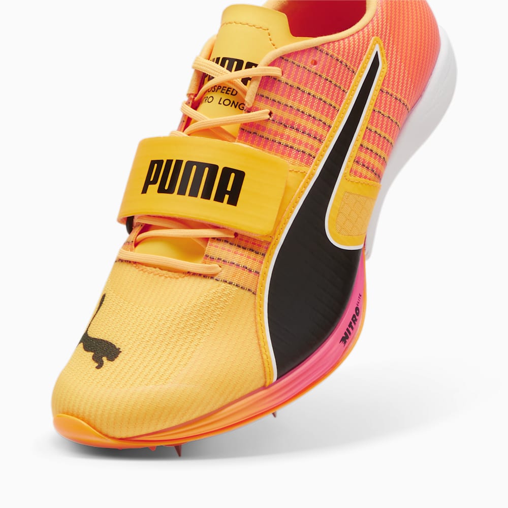 Puma evoSPEED NITRO™ Long-Jump 2 Track & Field Unisex Shoes - Sun Stream-Sunset Glow-Black