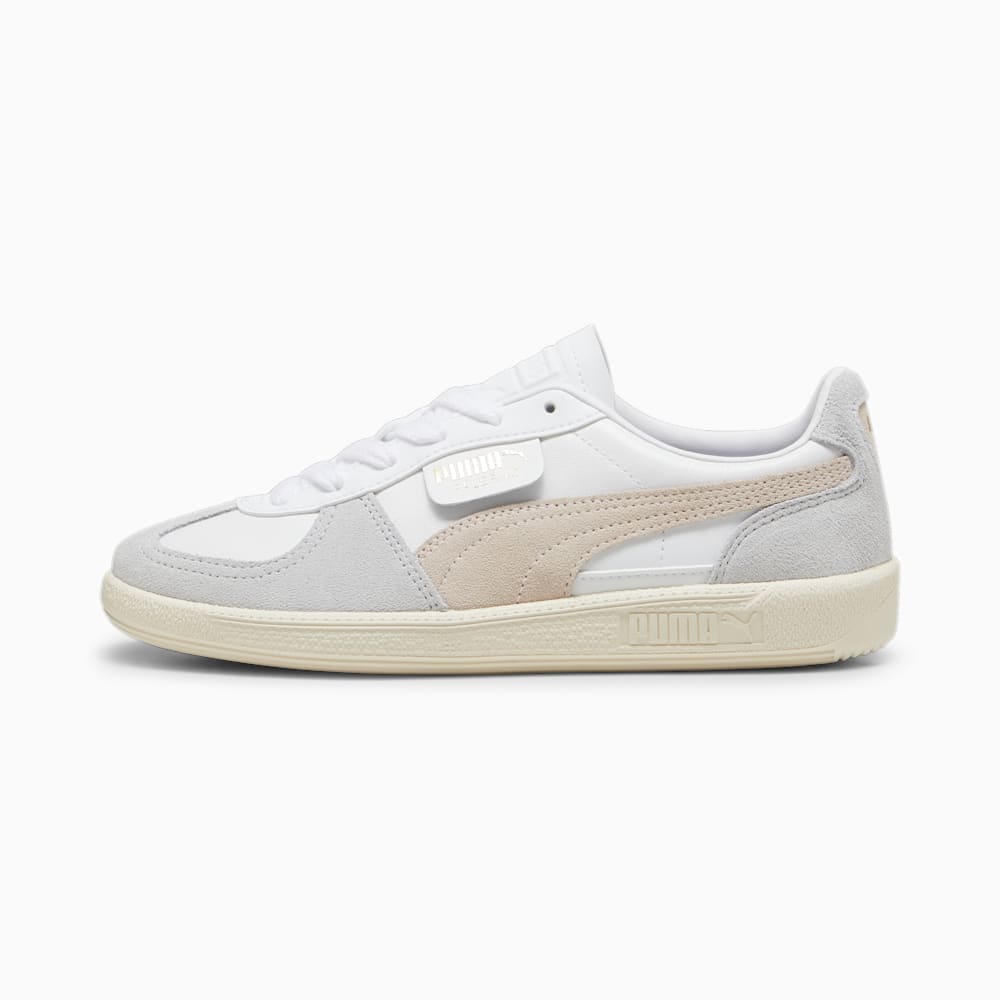 Puma Palermo Leather Sneakers - White-Rosebay-Sugared Almond