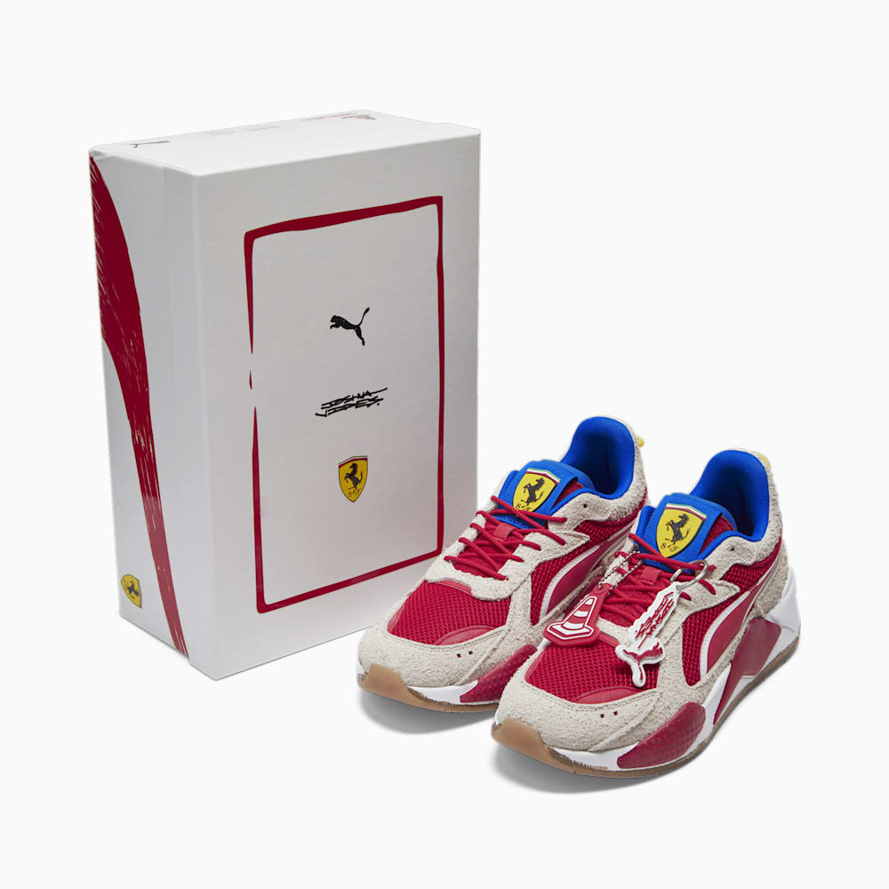 Puma SCUDERIA FERRARI x JOSHUA VIDES RS-X Sneakers - Rosso Corsa-Frosted Ivory