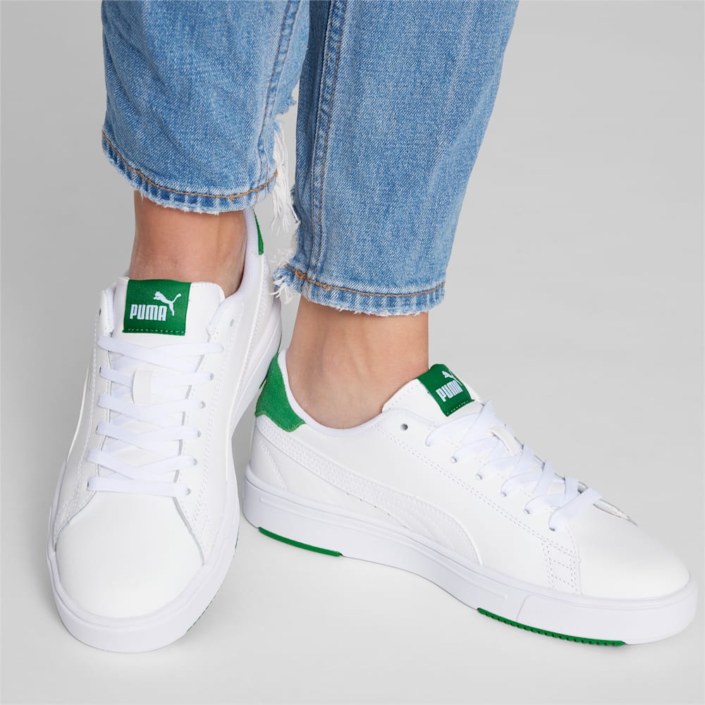 Puma Serve Pro Lite Sneakers - White-White-Amazon Green-Silver