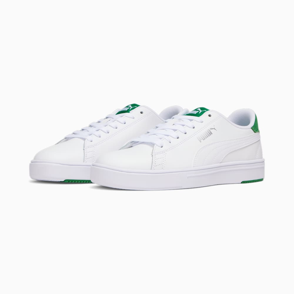 Puma Serve Pro Lite Sneakers - White-White-Amazon Green-Silver