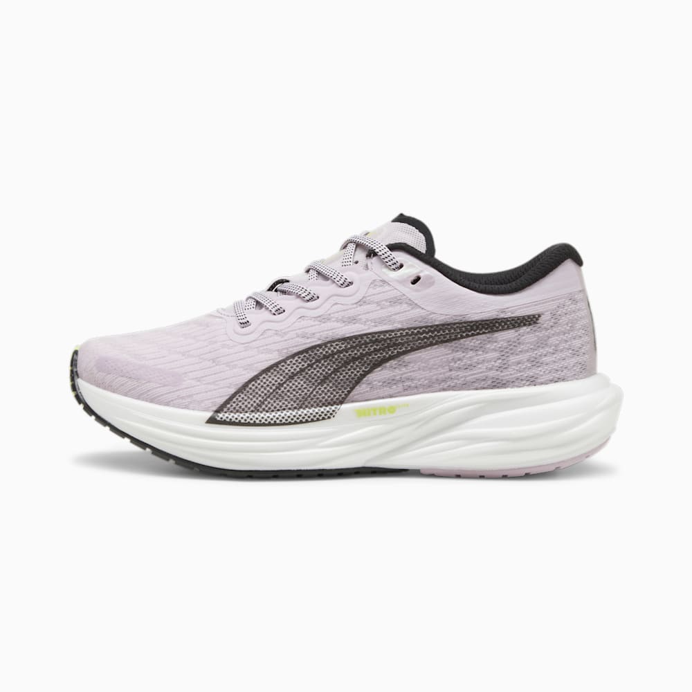 Puma Deviate NITRO™ 2 Radiant Run Running Shoes - Grape Mist-Black-White