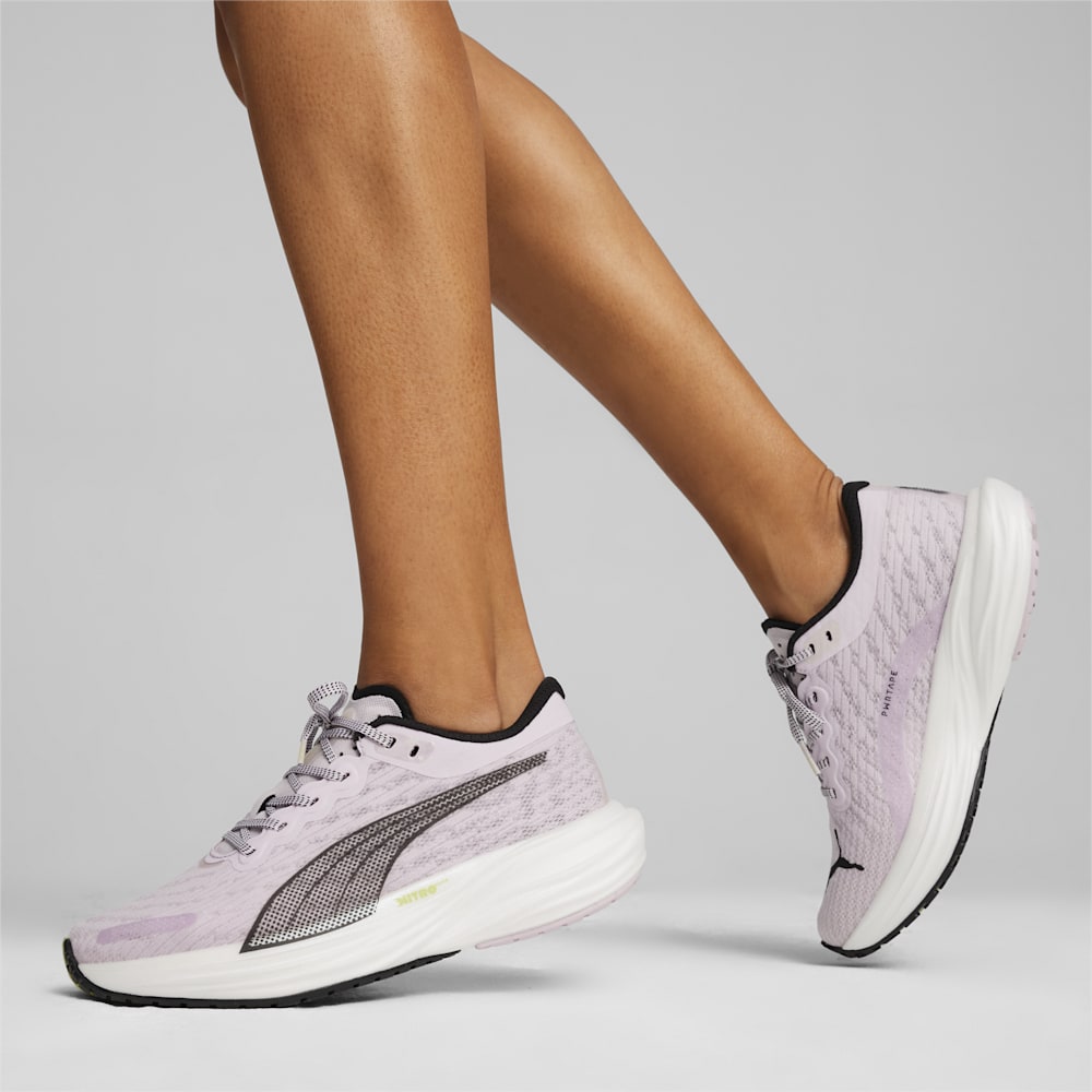 Puma Deviate NITRO™ 2 Radiant Run Running Shoes - Grape Mist-Black-White