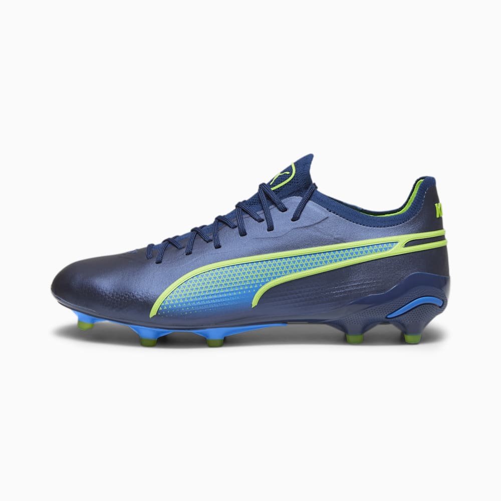 Puma KING ULTIMATE FG/AG Soccer Cleats - Persian Blue-Pro Green-Ultra Blue