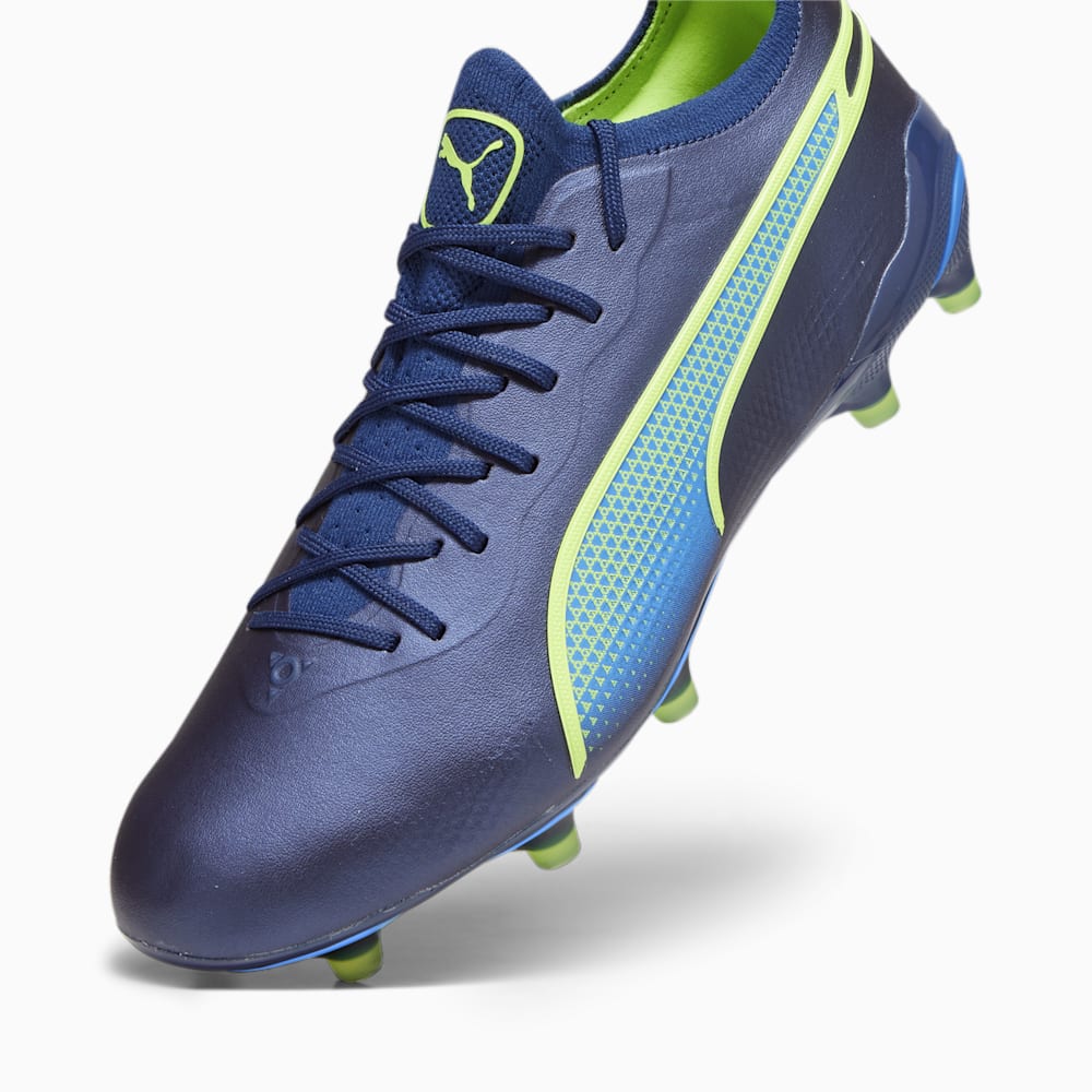 Puma KING ULTIMATE FG/AG Soccer Cleats - Persian Blue-Pro Green-Ultra Blue