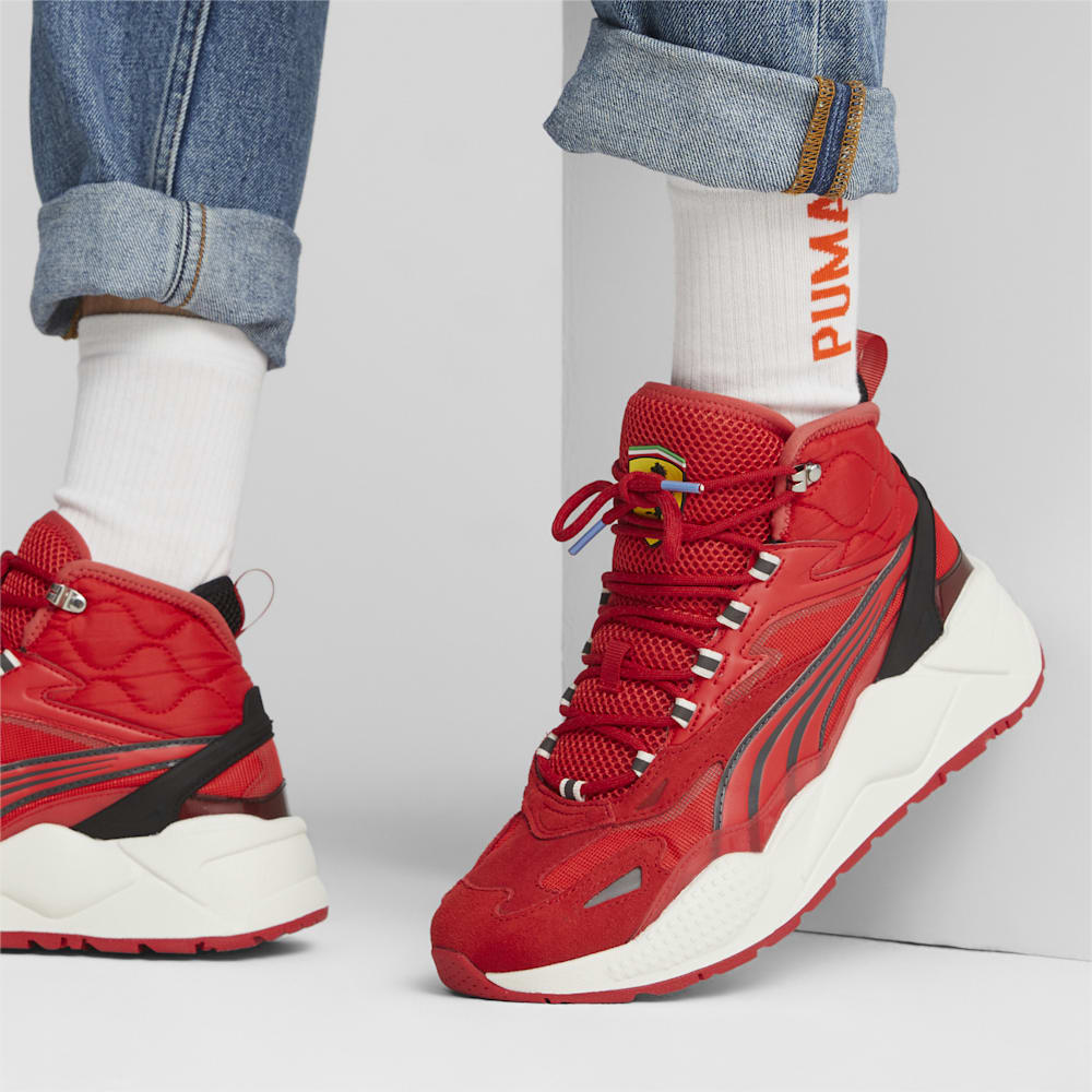 Puma Scuderia Ferrari RS-X Mid Sneakers - Rosso Corsa-Black