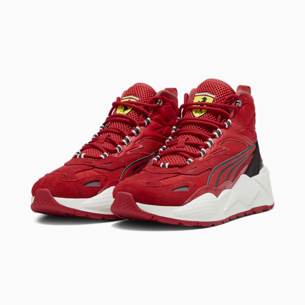 Puma Scuderia Ferrari RS-X Mid Sneakers - Rosso Corsa-Black