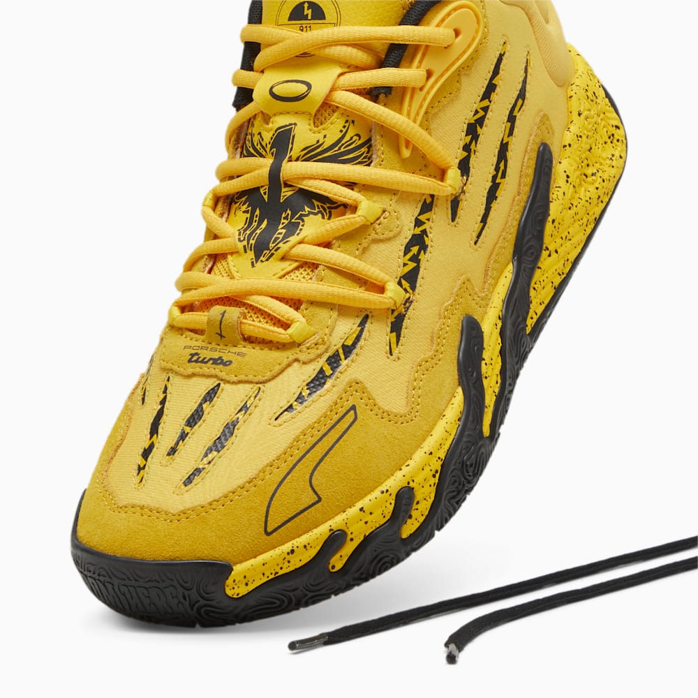 Puma x LAMELO BALL x PORSCHE MB.03 Basketball Shoes - Sport Yellow-Black