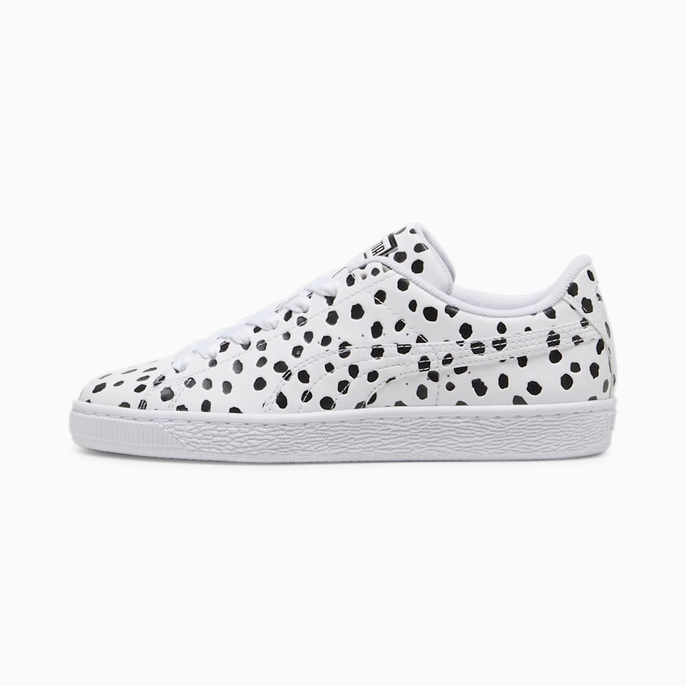 Puma Basket Dalmatian Sneakers - White-Black