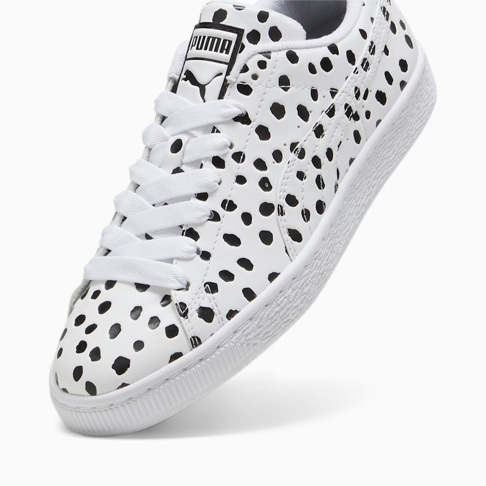 Puma Basket Dalmatian Sneakers - White-Black