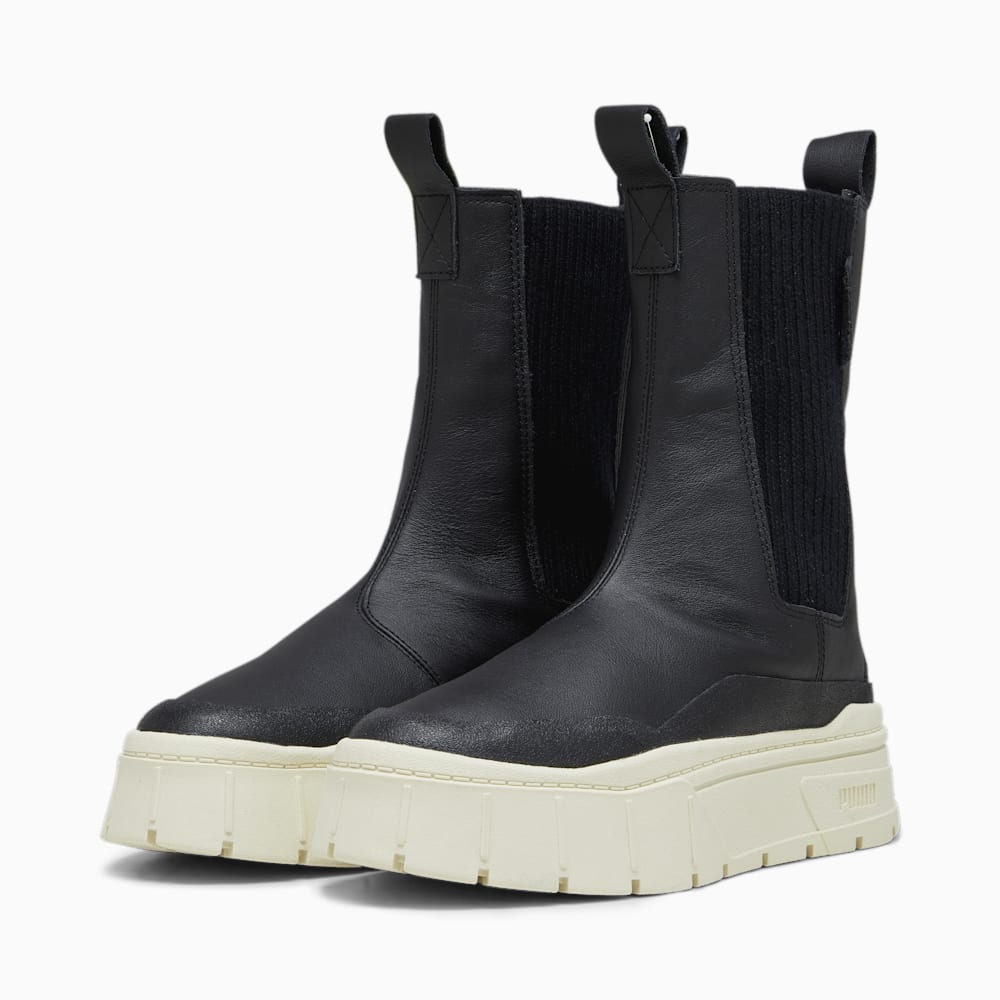 Puma Mayze Stack Chelsea Winter Boots - Black