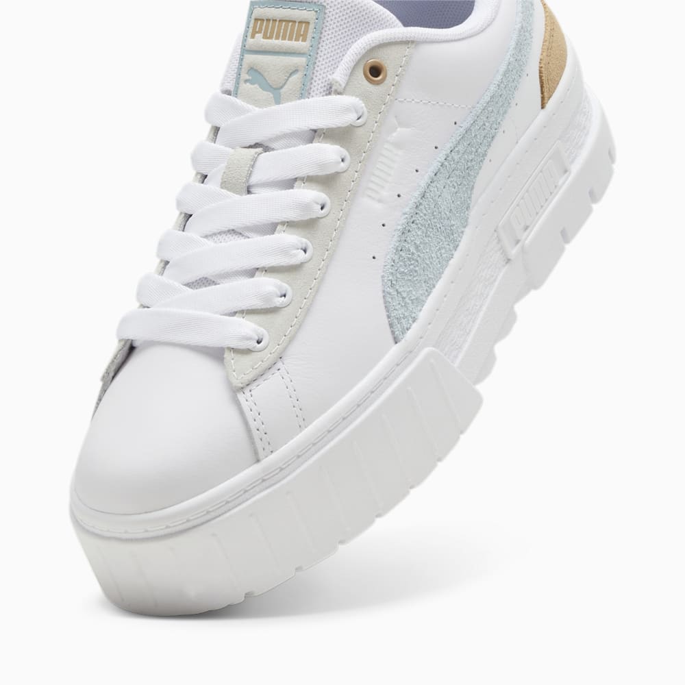 Puma Mayze Mix Sneakers - White-Turquoise Surf