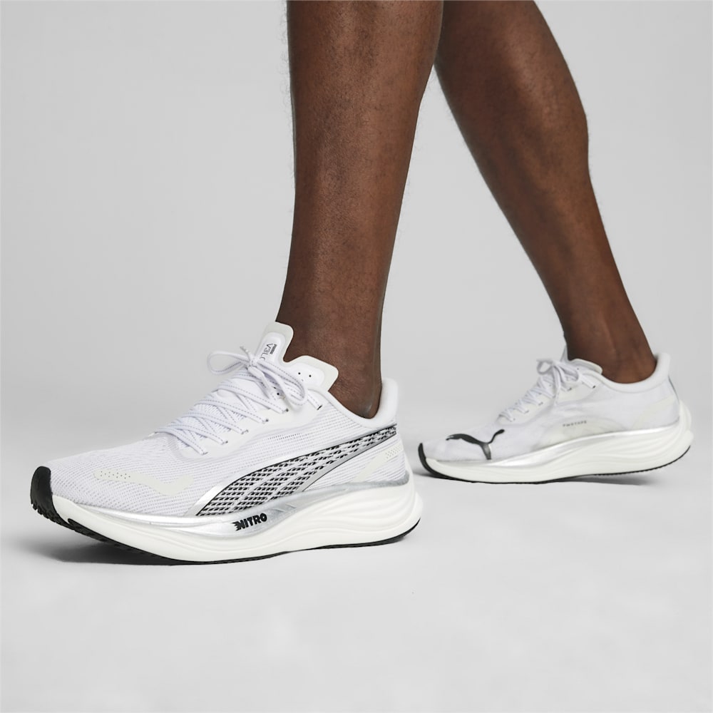 Puma Velocity NITRO™ 3 Running Shoes - White-Silver-Black